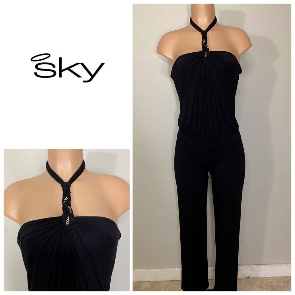 New. SKY black jumpsuit. XS. Retails. $229